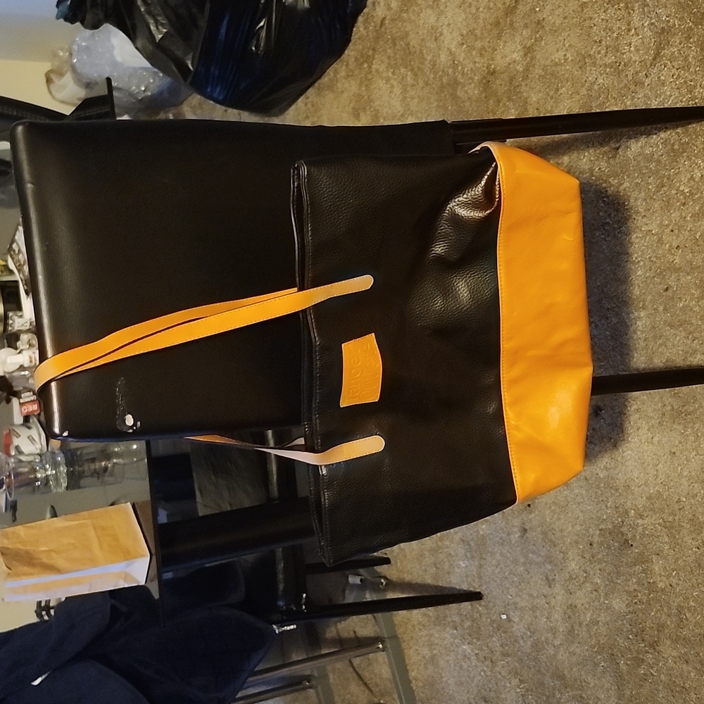 Black and brown bag